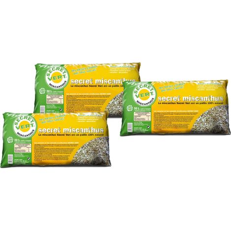 Paillis de miscanthus 5kg Lot de 3 (1/4)