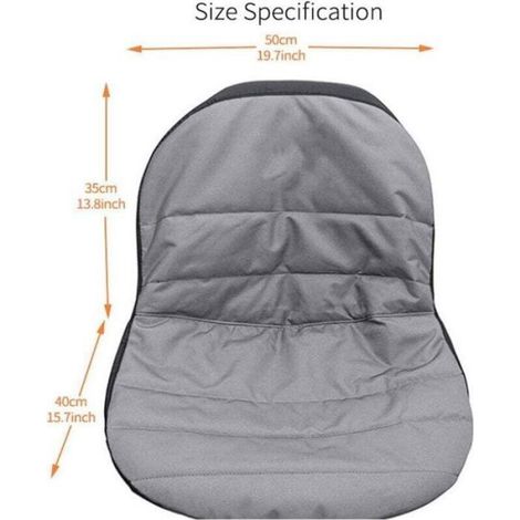 Housse De Siege - Oxford 600D - Impermeable Antidérapant - Pour Tondeuse Et Petit Tracteur - 1 Unite (1/4)