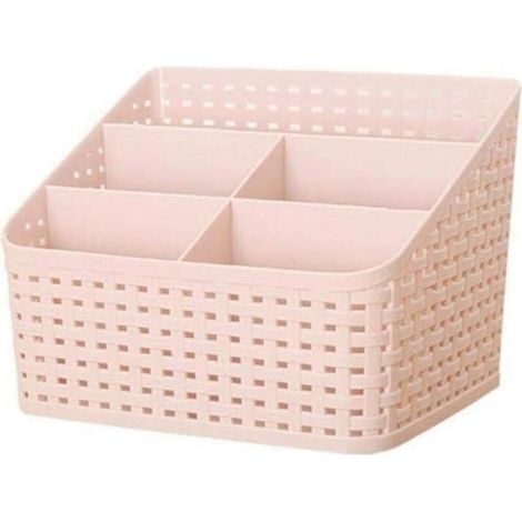 Make Up Bijoux Organisateur Boîte Pour Les Cosmétiques Bureau Bureau Stockage Soins De La Peau Rouge à Lèvres Cas De Cas Mêle-Couleur aléatoire-Fei Yu (1/5)
