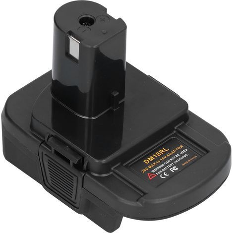 DM18RL Adaptateur Convertisseur pour Batterie Lithium Milwaukee 20V DCB200 DCB203 DCB205 DCB206 M18 (1/5)