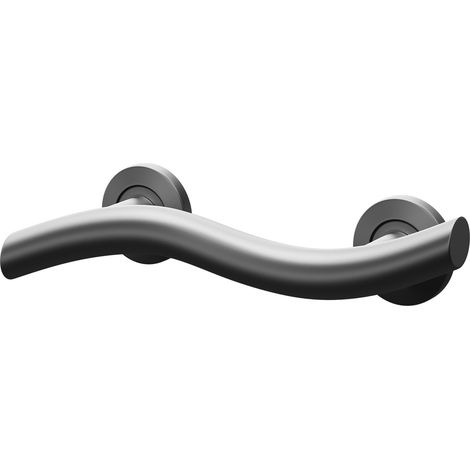 Colore Matt Black 14" Curved Grab Rail (1/5)