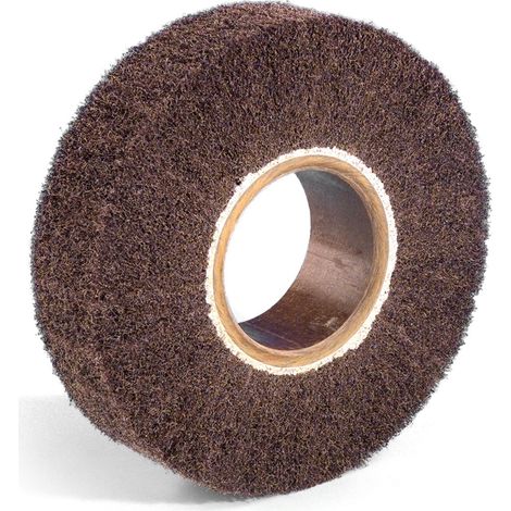 Ruota lamellare Non Tessuto D.250x50x115 Grana Fine satinatura. Pulizia