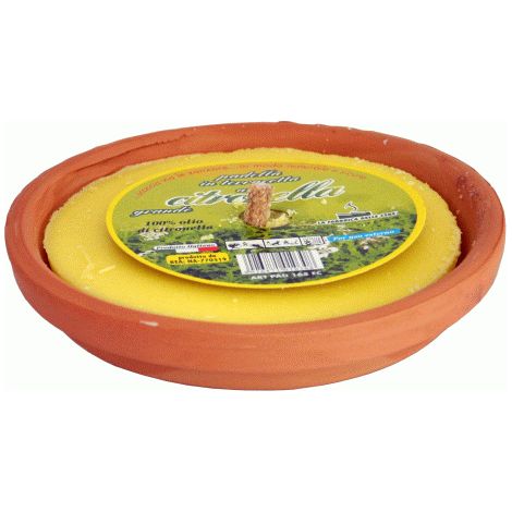 FIACCOLA ALLA CITRONELLA IN TERRACOTTA Ø 17x5h cm