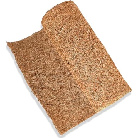 30 cm x 300 cm - Rouleau de doublure en coco - 100 % bio - Insert en fibre de coco naturelle - Feuilles de noix de coco - Paillis pour planteur, fenêtre, boîte à fleurs, jardin (1/5)
