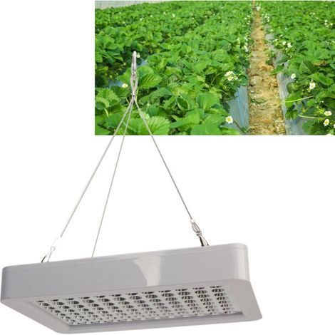 Lampe de croissance à 192 LED à spectre complet pour plantes d'intérieur VEG BLOOM Lampe de croissance à double interrupteur pour plantes, (1/4)