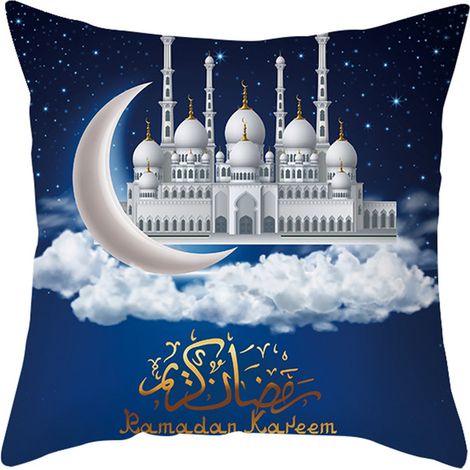 Housse de coussin peau de pêche, décoration Ramadan pour canapé, housse de coussin douce