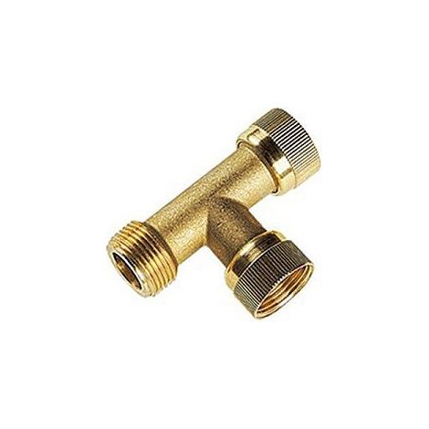 Collettore 1 via in ottone a "T" - 1" M/F/F Colortap 211