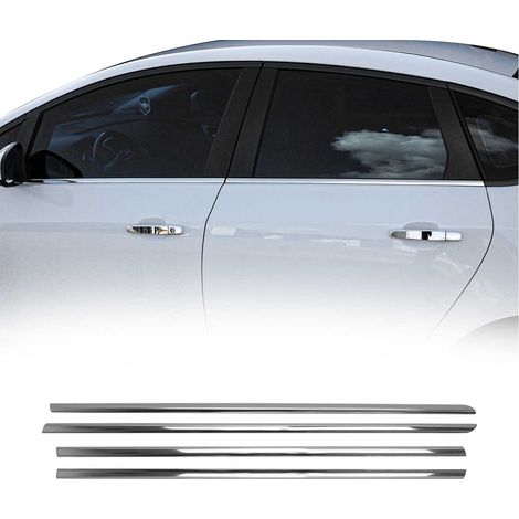 Garniture de Fenêtre pour Opel Astra J Berline 2009-2012 en acier chromé 4Pcs (1/5)