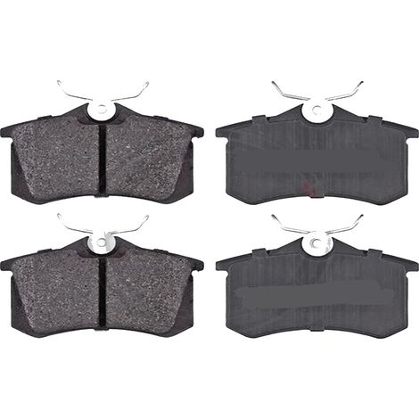 KIT PASTIGLIE FRENO POSTERIORI compatibile con VW POLO V TRE VOLUMI (602,602,612,614) / PASTIGLIE FRENANTI AUTO OEM P 85 020, / SOSTITUZIONE DIRETTA / BASSA POLVERE / SILENZIOSO