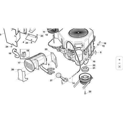 SILENCIADOR COMPLETO TGTECH 18HP ORIGINAL KUBOTA GIANNI FERRARI 95599440000