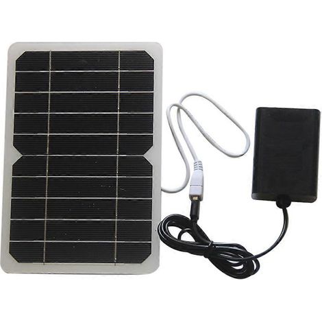 Aérateur solaire pour bassin avec pompe à air, pompe à eau solaire, oxygénateur d'aquarium, pompe solaire pour bassin, pompe solaire pour fontaine à oxygène (1/5)