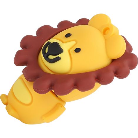 Clé USB 64 Go avec motif de dessin animé, périphérique de stockage portable pour Windows/OS X. (1/5)