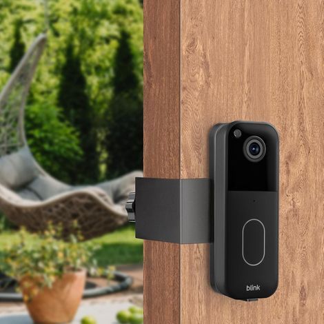 Support de sonnette, support de montage adhésif pour sonnette vidéo Blink, support de porte sans perçage, accessoires pour système de sécurité domestique Blink, sonnette non incluse (1/5)