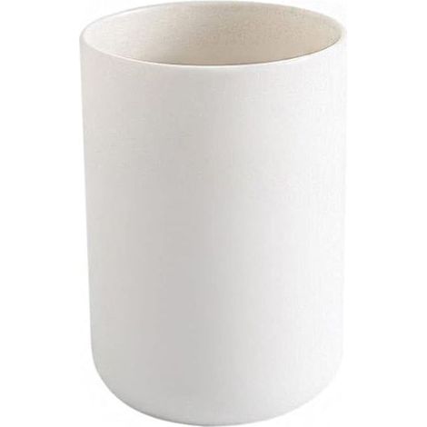 Kunststoff-Badezimmerbecher – 300 ml, Weiß, 7,3 x 10,5 cm (1/4)
