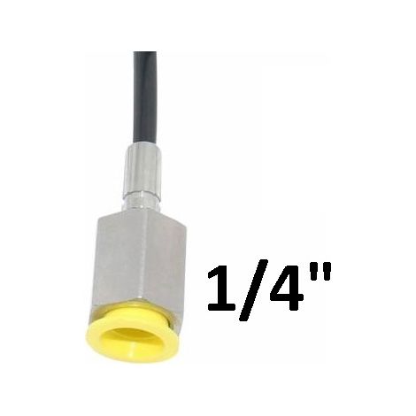 Nipplo per tubo di misurazione DN02 1/4 manometro + manicotto