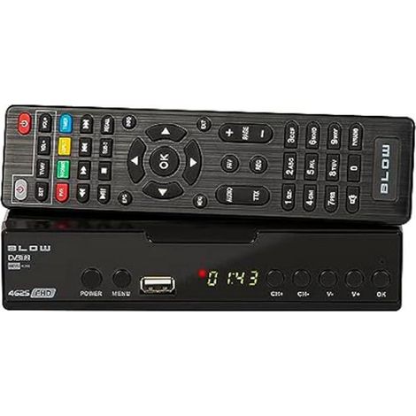 Décodeur DVB-T2 HEVC - - Tuner TV HD - USB - HDMI - Noir (1/2)