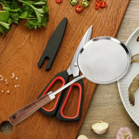 Feinmaschiges Sieb, großes Sieb für die Küchenfritteuse (1/5)