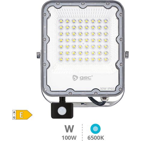 GSC 202610003  Proyector aluminio con sensor 30W 6500K IP65 Gris (1/2)