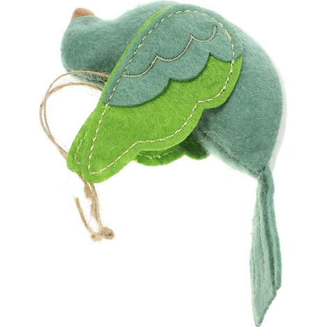 Kreativer Balkon Pendelleuchte Vogel Baumanhänger aus grünem