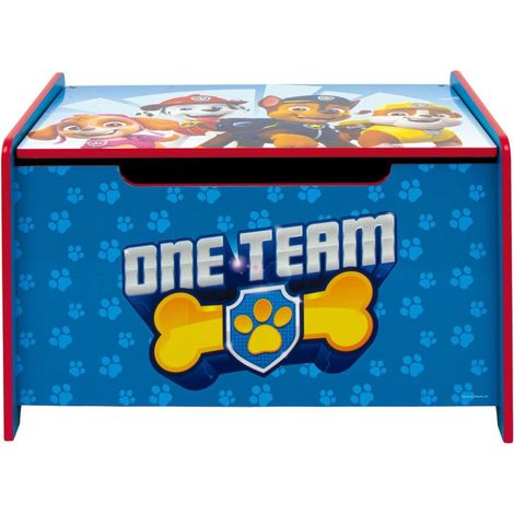 Cassapanca Portagiochi in legno Paw Patrol