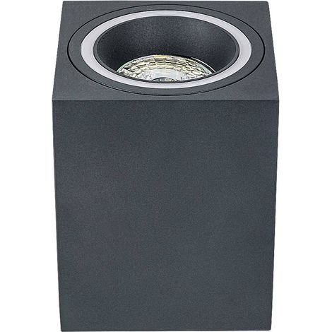 Faretto soffitto moderno grigio quadrato GU10 Kobald Rabalux (1/5)