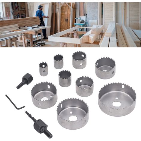 Scie cloche multifonctionnelle, jeu de scies cloches pour le travail du bois (12 pièces) (1/5)