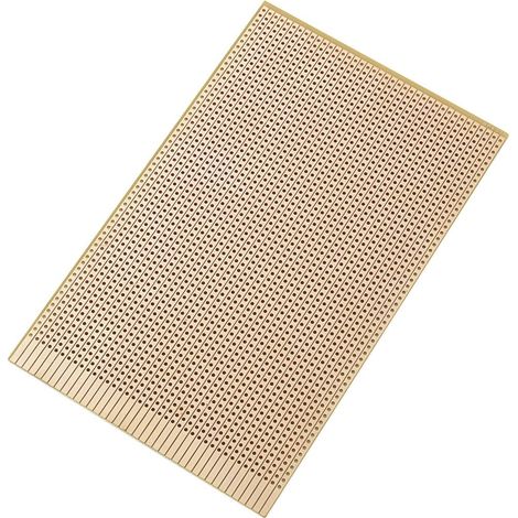SCHEDA EUROPEA LAMINATO A BASE DI CARTA (L X P) 160 MM X 100 MM 35 µM PASSO 2,54 MM CONRAD COMPONENTS SU527637 CONTENUTO (1/3)
