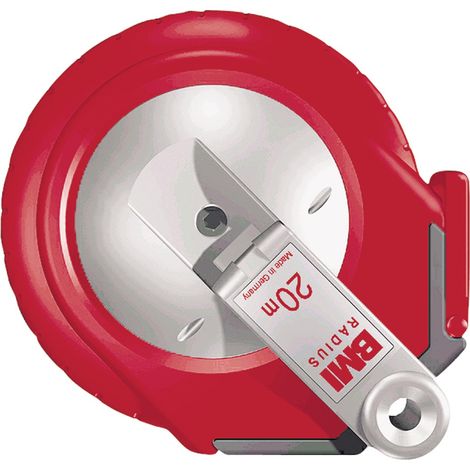 Kapselbandmaß RADIUS L.10m Band-B.13mm A mm/cm EG II Ku.weiß Stahlmaßband BMI (1/4)