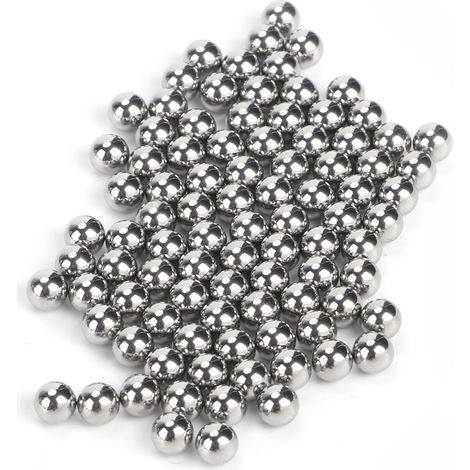 500Pcs 3mm Boules de Nettoyage de Carafe en Acier Inoxydable Outils de Nettoyage Ménagers pour Carafe à Vin (1/5)