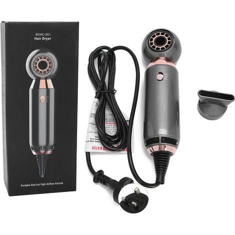 Sèche-cheveux électrique domestique portable réglable pour voyage, outil de coiffure, 220V, prise UK (1/5)