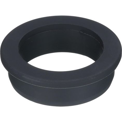 Support D'Œillet En Caoutchouc de Type T Dia 53.6mm ID 42mm Noir (1/5)