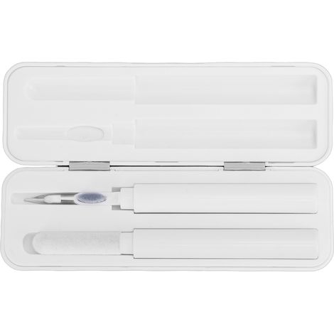 Kit de nettoyage multifonction comprenant un stylo, une brosse douce et une éponge floquée, idéal pour les écouteurs Bluetooth, les boîtiers d'écouteurs et les bijoux électroniques. (1/5)