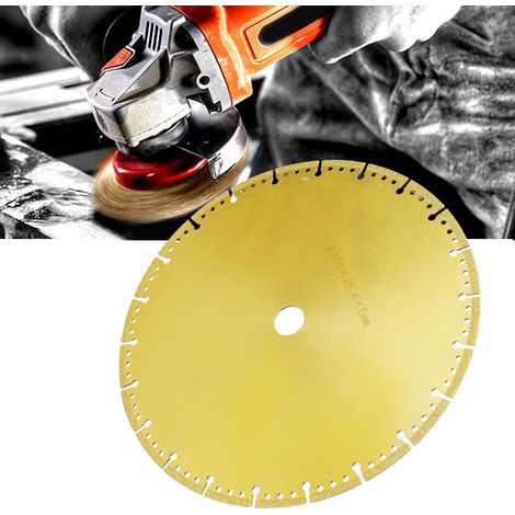 Lame de scie diamantée brasée 30025,45 mm, disque de coupe et de meulage pour fonte, acier inoxydable, métal, fibre de verre et marbre (1/5)