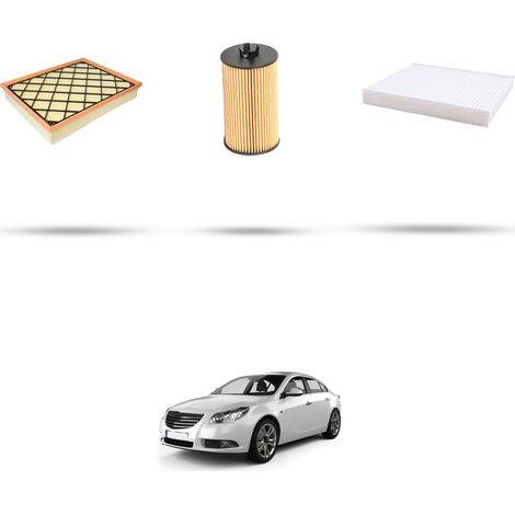 Kit tagliando 3 filtri compatibile con Opel Insigna 1.4 Turbo EcoFlex 103kw Dal 2011 (1/4)