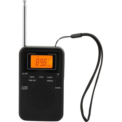 Tragbares AM/FM-Digitalradio mit großer Reichweite und langer Akkulaufzeit (1/5)