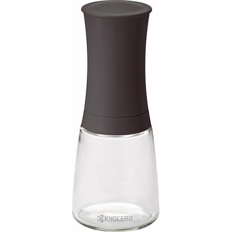 Moulin à graines avec broyeur en céramique, réglable de gros à fin, récipient en verre, marron, CM-20C SF (1/5)