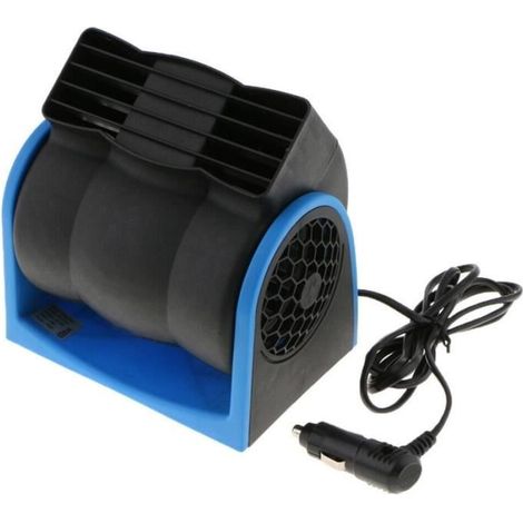 Confort vehicule,Climatiseur de voiture 12V,ventilateur réglable,silencieux,avec allume-cigare,pour véhicule- Type H01 (1/4)