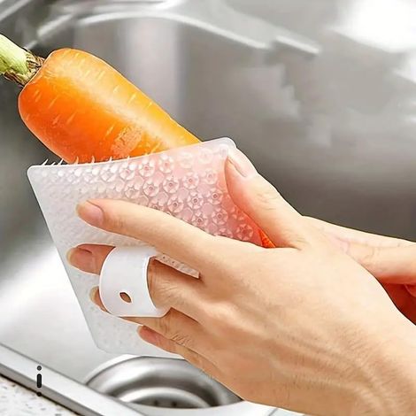 cepillos de silicona para verduras, aptos para la cocina, flexibles y multifuncionales. (1/5)