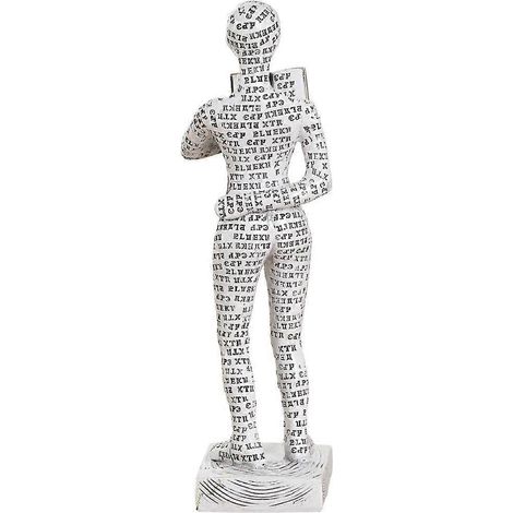 Délicate pièce d'art en résine, décoration portable pour les passionnés de livres (1/4)