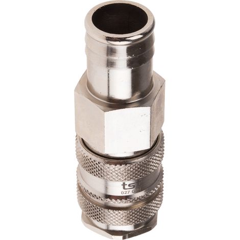 Raccord rapide pneumatique RS PRO, Tuyau cannelé vers Mâle 19mm en Laiton ( Prix pour 1 )