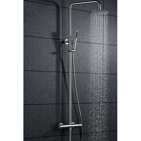 IMEX BTK017/AC MOSCU Grifo Termostático Conjunto de Ducha Telescópico Acero - ref: BTK017/AC (1/9)