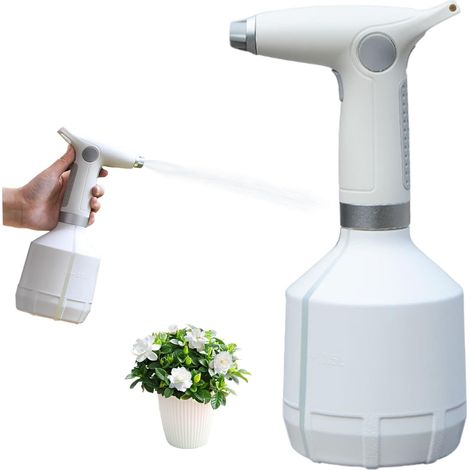 Pulvérisateur Électrique 1000ml Rechargeable Buse Réglable pour Jardin Intérieur Extérieur Arrosage Automatique