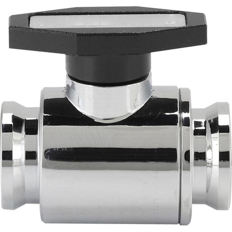 Vanne de vidange laiton haute qualité pour refroidisseur d'eau PC, filetage femelle G1/4, accessoire FM YGNSS (Noir) (1/5)