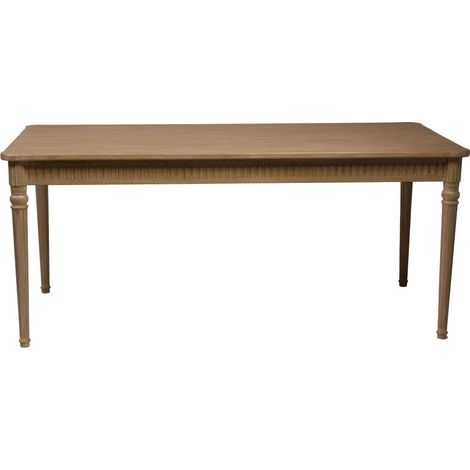 Amadeus - Table à manger rectangulaire 6 à 8 personnes en bois Prestige (1/2)