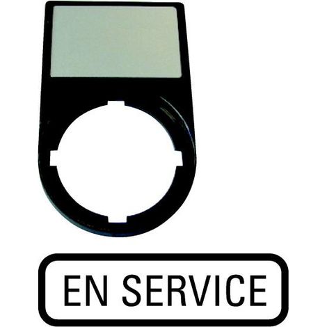 Support +étiquette EN SERVICE EATON M22S-ST-F7
