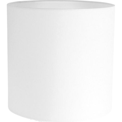 Mexlite - lampenschirm - Shade - weiß - leinen - Ø 20cm - E27 -