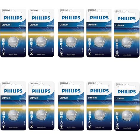 .Philips CR2016 Blister de 10.