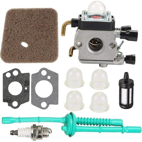 Carburetor for STIHL FS38 FS45 FS46 FS55 KM55 FS85 with Air Filter Replacement Seals OEM P/N: 4140-120-0619