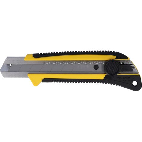 Tajima Cuttermesser (Cutter, Teppichmesser), 25mm Klinge, Dial-Blade-Lock – Hochleistungscutter – LC661Y (1/5)