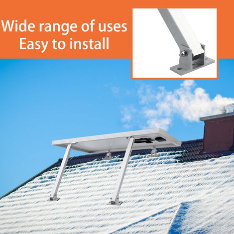 Kit de support pour panneau solaire, inclinaison réglable de 15 à 30 degrés